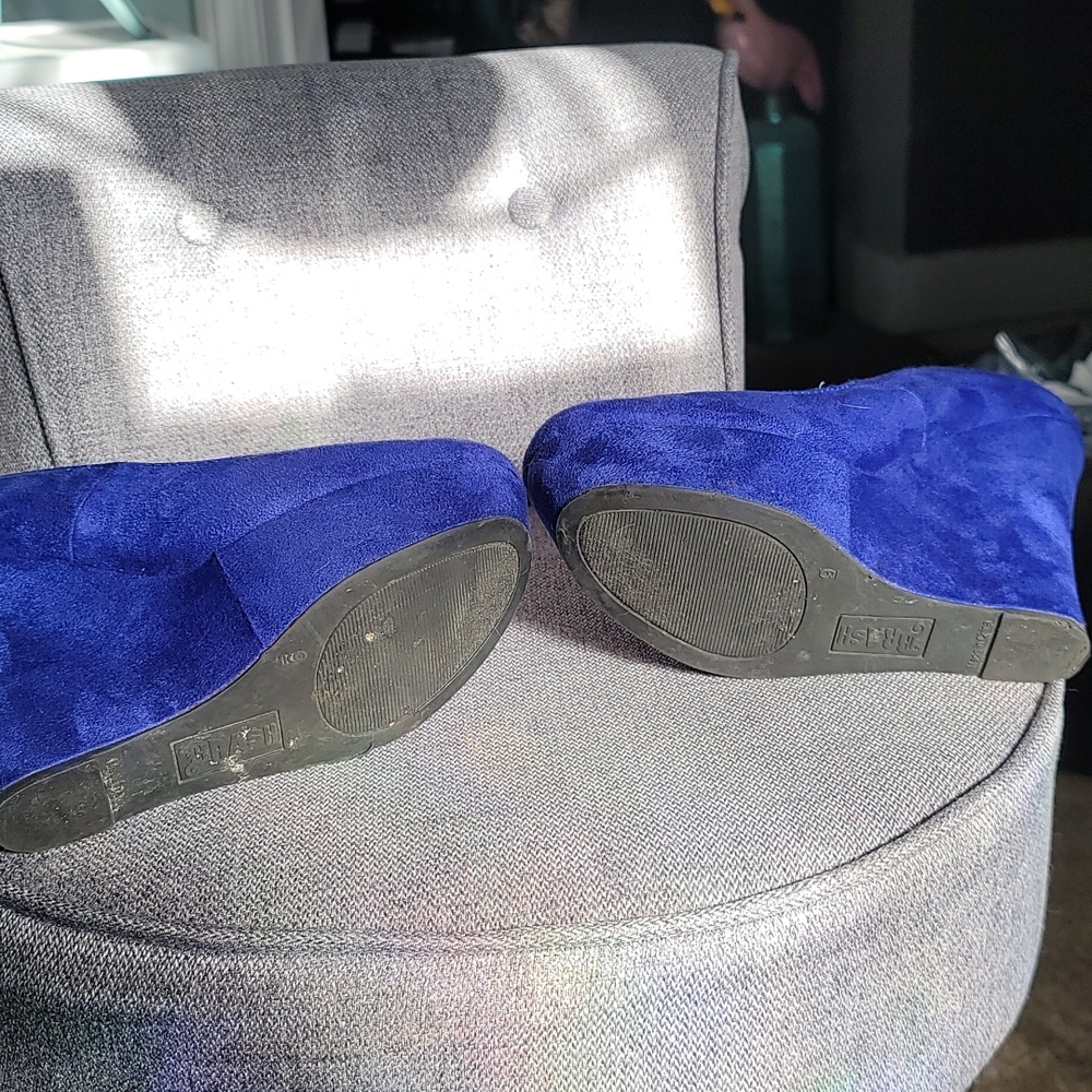 Brash size 9 cobalt blue wedges - Picture 5 of 5